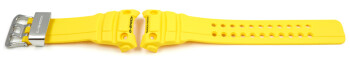 Bracelet montre Casio résine jaune pour GWN-1000-9  GWN-1000