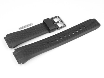 Bracelet montre Casio BOUCLE NOIRE p. EF-552PB-1A2V EF-552PB-1A4V, résine, noire