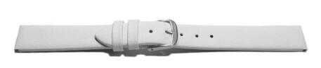 Bracelet montre blanc adaptable à SKW2145 en cuir lisse
