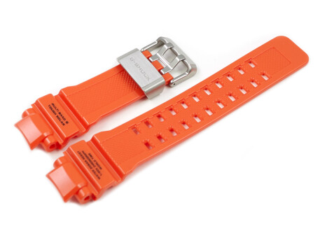Casio Bracelet montre orange pour GW-A1100R-4A, GW-A1100R-4, GW-A1100R-4AER en résine