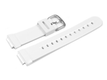 Bracelet de montre Casio résine blanche p.BG-1005A, BG-1005A-7
