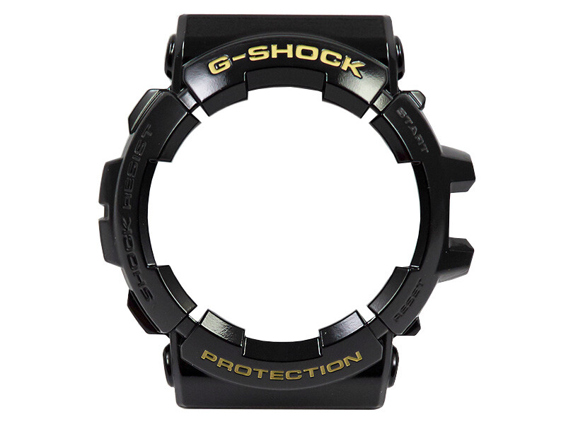Lunette (Bezel) De Remplacement Casio Pour G-Shock DW-9052GBX-1A9 - Résine Noire, Neuf Avec Emballage