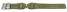Bracelet montre Casio résine verte militaire pour GW-A1100KH-3, GW-A1100KH-3A