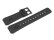 Bracelet montre Casio résine noire pour CA-56-1, CA-56