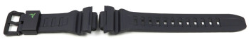 Bracelet Casio résine noire passant avec le logo...