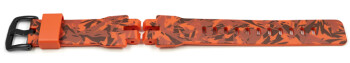 Casio bracelet montre camouflage orange PRG-300CM...