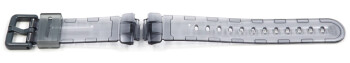 Bracelet montre Casio résine gris semi-transparent...