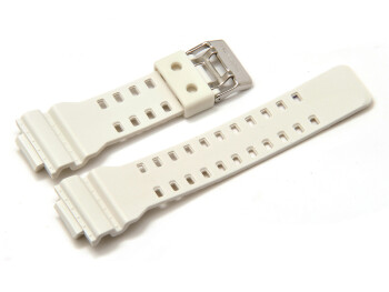 Bracelet montre Casio résine blanche p. GA-300-7A,...