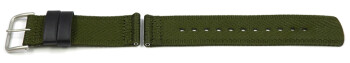 Bracelet de rechange Casio tissu vert PRG-600YB-3...