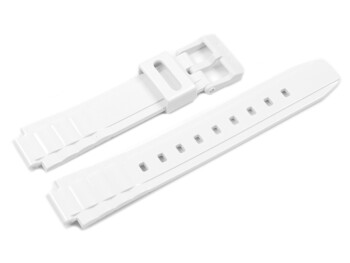 Bracelet montre Casio blanc surface brillante pour...