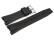 Bracelet cuir noir Casio bracelet de rechange pour GST-W120L, GST-W120L-1A