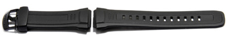 Bracelet montre Casio pour WV-M60, WV-M60-1A, résine, noire