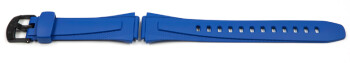 Bracelet montre Casio résine bleue pour W-734-2AV, W-734