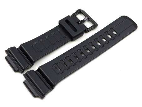 Bracelet de remplacement Casio AEQ-200W, AEQ-200W-1, AEQ-200W-2, AEQ-200W-9, résine, noire