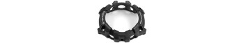 Bezel (Lunette) Casio noir écritures de couleur...