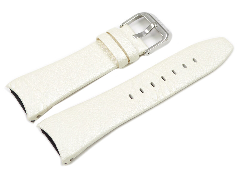 Bracelet De Montre Festina En Cuir Blanc - Pour Modèle F16524 - Neuf Avec étiquettes