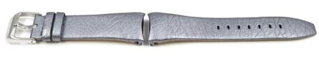 Bracelet montre Festina cuir gris argenté pour F16591/D F16591