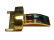 Boucle déployante en acier inoxydable, poli, doré 16mm