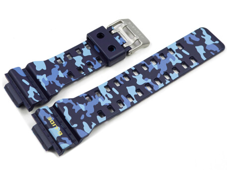 Bracelet de remplacement Casio camouflage bleu GLS-8900CM-2