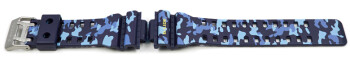 Bracelet de remplacement Casio camouflage bleu GLS-8900CM-2