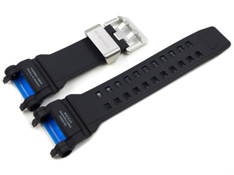 Casio Bracelet noir/bleu fibre de carbone et...
