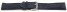 Bracelet montre bleu foncé cuir tannage végétal barrettes ressorts avec système de montage rapide 18mm 20mm 22mm