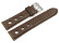 Bracelet montre BIO cuir marron - tannéau moyen de substances - végétales