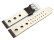 Bracelet montre BIO cuir marron foncé - tannéau moyen de substances - végétales