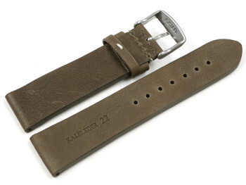 Bracelet montre brun vieilli cuir vachette modèle...