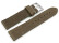 Bracelet montre brun vieilli cuir vachette modèle Soft Vintage