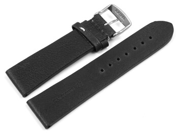 Bracelet montre noir cuir vachette modèle Soft...