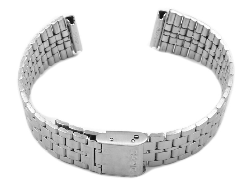 Bracelet type casio, fermoir "coulissant", pas milanaise mais presque .. Bracelet-montre-casio-en-metal-pour-a-155-a-155w-a-158w-a158wa-1~2