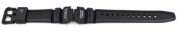 Bracelet montre Casio noir écritures claires sur résine noire pour SGW-450H-1A