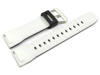 Bracelet montre Casio Pro Trek résine noire côté intérieur blanc PRG-650-1 PRG-650