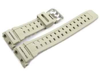 Bracelet Casio Mudman en résine gris beige pour G-9000-8V G-9000-8