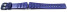 Bracelet montre Casio résine bleue BLX-100-2 BLX-100