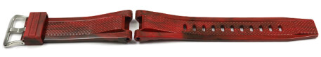 Bracelet de rechange Casio rouge-noir chiné pour GST-210M-4A GST-210M-4