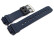 Bracelet Casio résine grise, bleue à lintérieur pour DW-6900LU-8