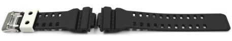 Bracelet de remplacement Casio noir passant blanc pour GA-100BW, GA-110BW