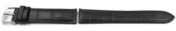 Bracelet de rechange Lotus cuir noir pour 18216/1 18216/4...