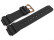Bracelet montre Casio noir avec boucle de couleur rose dor pour DW-9052GBX-1A4 en résine