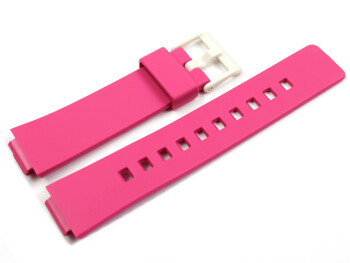 Bracelet montre Casio rose vif pour LDF-52-4A LDF-52-4 LDF-52