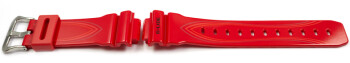 Bracelet Casio pour GLX-5600-4 GLX-5600  résine rouge brillant