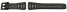 Bracelet de rechange Casio résine noire FT-100W W-520U WL-100