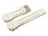 Bracelet montre Casio p. GW-8900TR-7 GW-8900TR résine, blanche