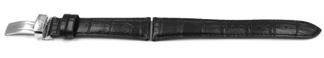 Bracelet de rechange Casio Edifice cuir noir EFB-530L-2 EFB-530L-2AVUER  