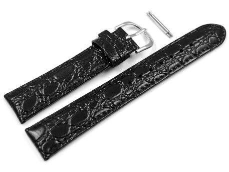 Bracelet Casio cuir noir MTP-1154E MTP-1154PE...