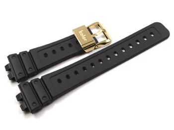 Kolor x Casio G-Shock GMW-B5000KL-9  bracelet montre résine noire boucle dorée