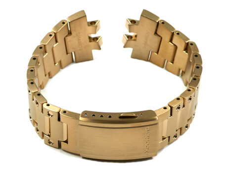 Bracelet montre Casio acier inoxydable doré mat...