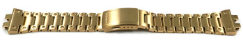 Bracelet montre Casio acier inoxydable doré mat...